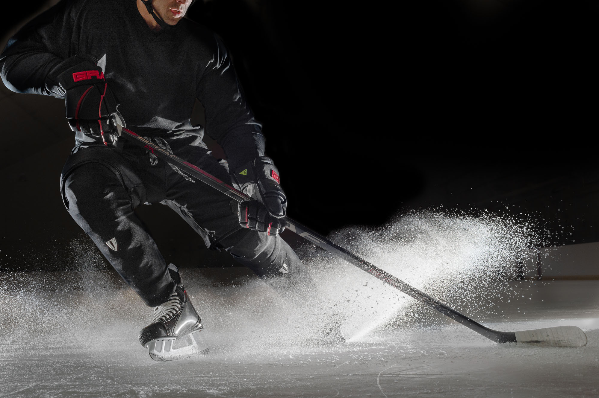 Eishockeyspieler auf dem Eis